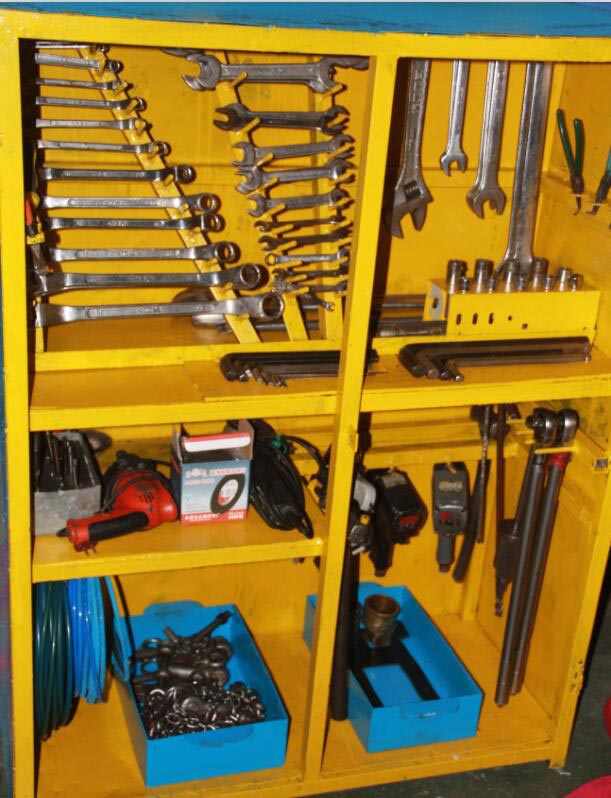 無紡布生產(chǎn)線維修工具6S先進(jìn)制度成果展示(圖)